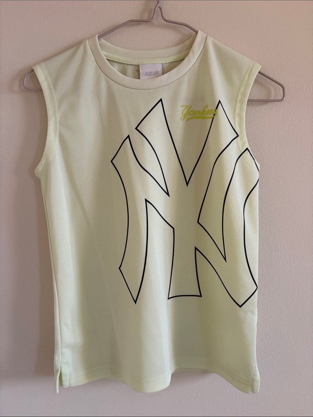 MLB Korea Kids NY Yankees Sleeveless T-Shirt Tank Top Size 9Y / 130